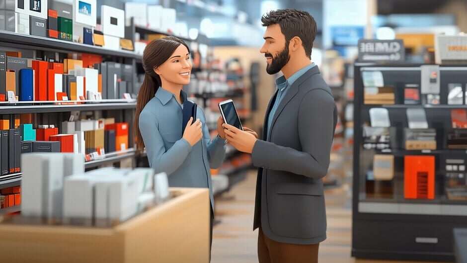 Electronics Supermarket Simulator